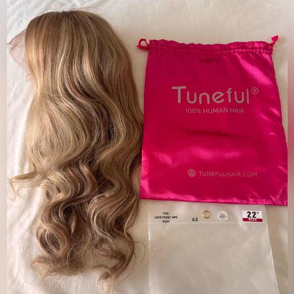 Other - Rich Girl Vibe Balayage Blonde Highlight HD Transparent Lace Front HumanHair Wig